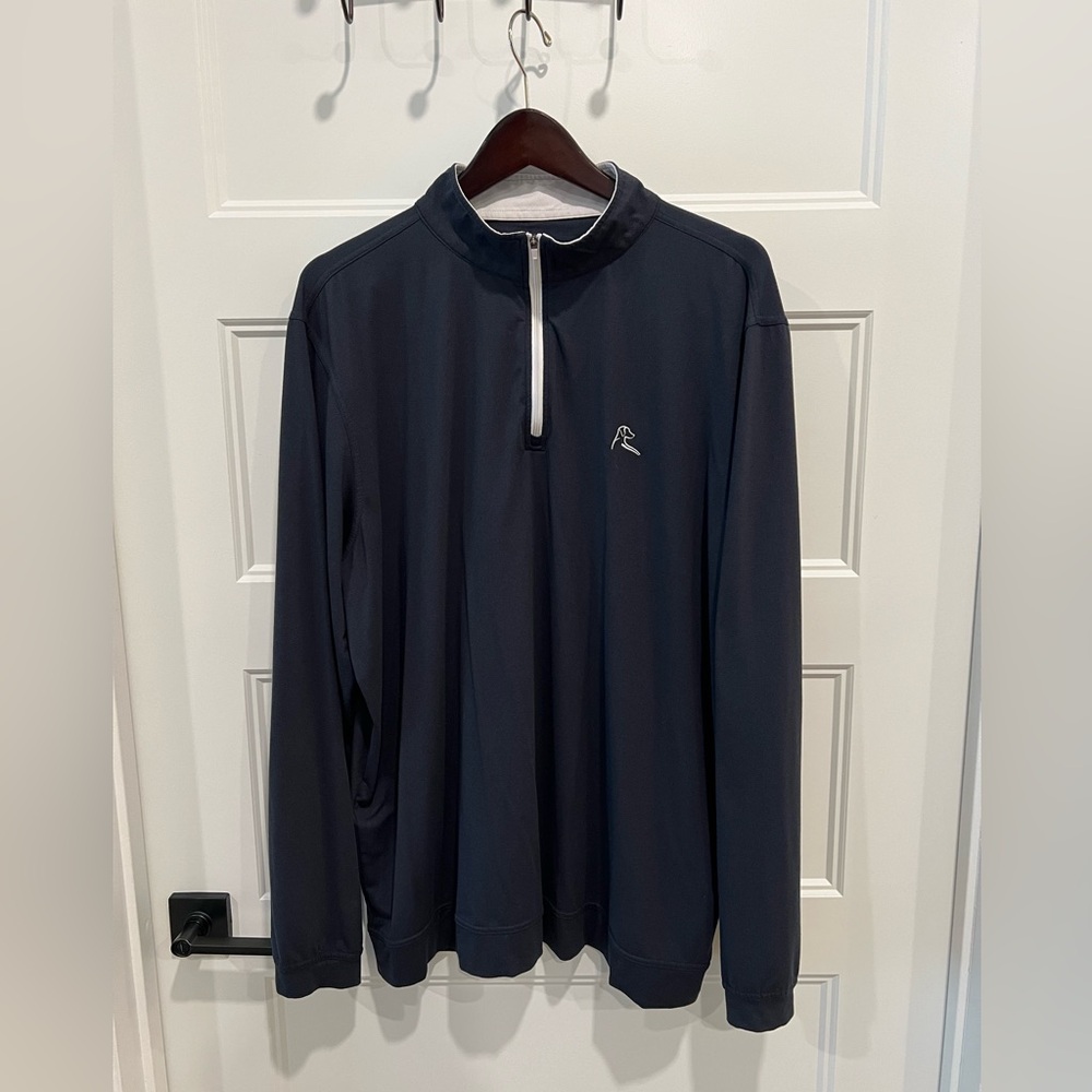 Rhoback Performance Quarter Zip Pullover Black- M… - image 2